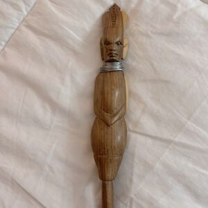 Carved Wood Tribal Vintage Letter Opener
